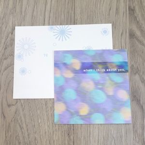 Cute Minimalist Missing You Greeting Card, Hallmark Fresh Ink